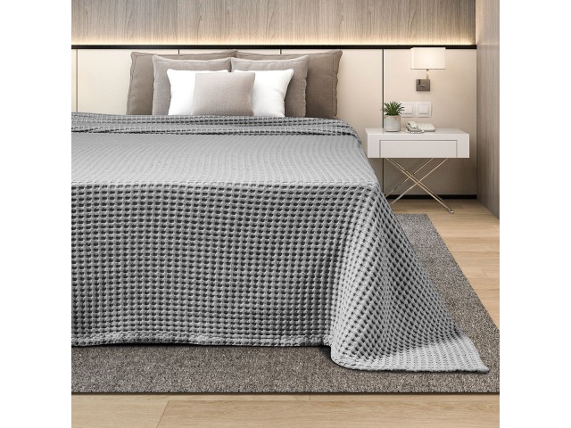 ΚΟΥΒΕΡΤΑ ΠΙΚΕ ΜΟΝΗ 170Χ240 ADAM HOME  GREY