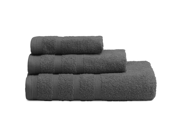 Πετσέτες Μπάνιου Σετ 3 τμχ ADAM HOME (600gsm) Dark Grey 70