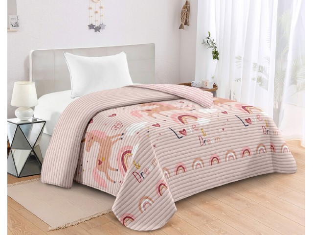 ΚΟΥΒΕΡΛΙ ΜΟΝΟ 160x220 ADAM HOME 430