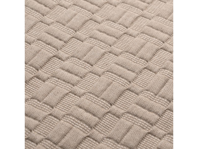 ΚΟΥΒΕΡΤΑ ΖΑΚΑΡ KING SIZE  MATLASSE ROMVIA 260X270 BEIGE (360 gsm)