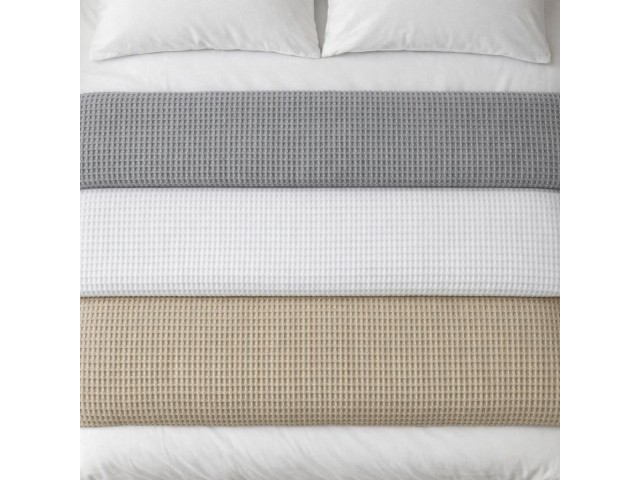 ΚΟΥΒΕΡΤΑ ΠΙΚΕ SANFORIZED KING SIZE 240Χ255 ADAM HOME  