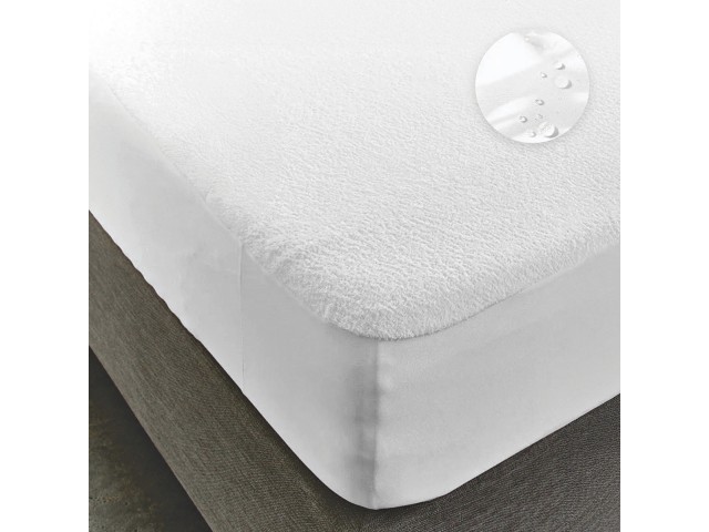 ΑΔΙΑΒΡΟΧΟ TERRY ΚΑΛΥΜΜΑ ΣΤΡΩΜΑΤΟΣ ΗΜΙΔΙΠΛΟ 125X200+40cm ADAM HOME