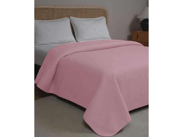 ΚΟΥΒΕΡΛΙ MICROFIBER PRE-WASHED ΥΠΕΡΔΙΠΛΟ 220X240 ADAM HOME DOT ROSE