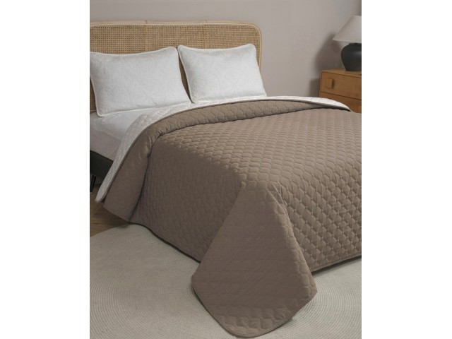 ΚΟΥΒΕΡΛΙ CHENILLE ΥΠΕΡΔΙΠΛΟ 220Χ240 ADAM HOME MISTRAL CAMEL