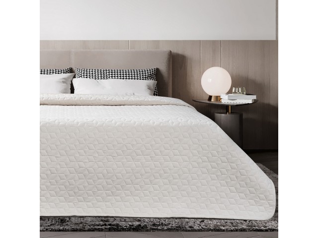 ΚΟΥΒΕΡΛΙ MICROFIBER PRE-WASHED ΥΠΕΡΔΙΠΛΟ 220X240 ADAM HOME VIVA WHITE