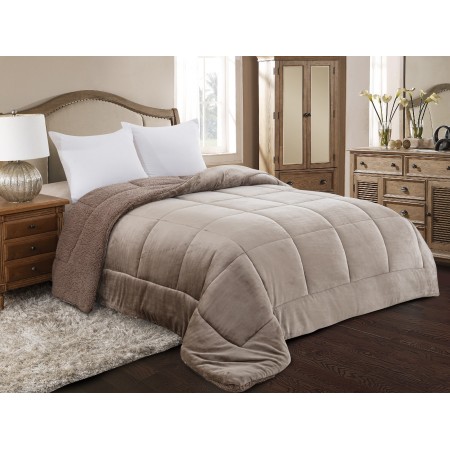 ΚΟΥΒΕΡΤΟΠΑΠΛΩΜΑ KING SIZE 240X260 ADAM HOME (805)  BROWN