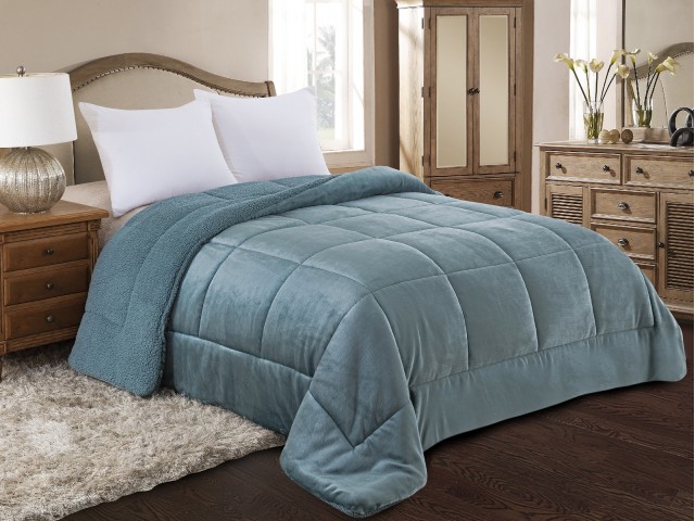 ΚΟΥΒΕΡΤΟΠΑΠΛΩΜΑ ΗΜΙΔΙΠΛΟ 180X240 ADAM HOME (805) VERDE