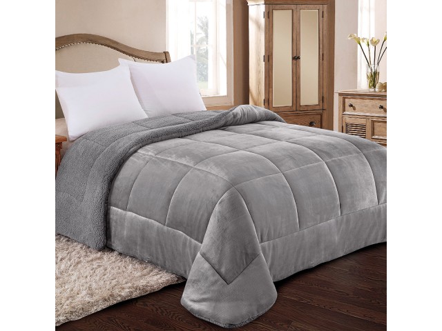 ΚΟΥΒΕΡΤΟΠΑΠΛΩΜΑ ΜΟΝΟ 160X240 ADAM HOME (805) GREY