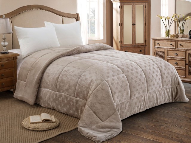 ΚΟΥΒΕΡΤΟΠΑΠΛΩΜΑ ΜΟΝΟ 160X240 ADAM HOME (822) TAUPE ΚΟΥΒΕΡΤΟΠΑΠΛΩΜΑ ΜΟΝΟ 160X240 ADAM HOME (822) TAUPE