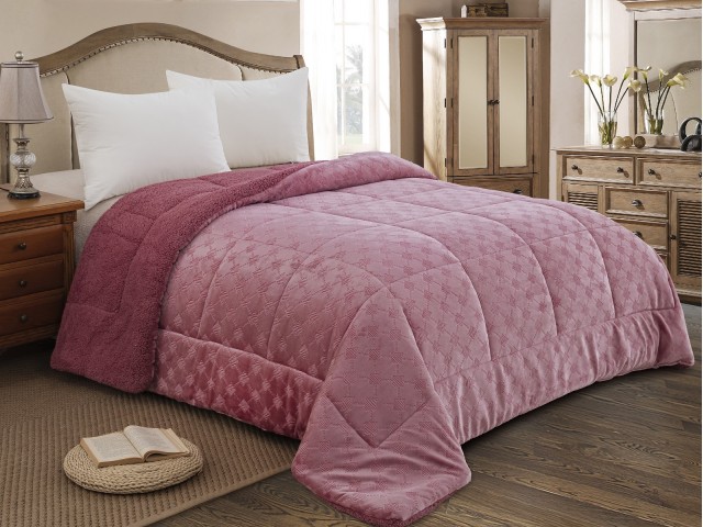 ΚΟΥΒΕΡΤΟΠΑΠΛΩΜΑ ΥΠΕΡΔΙΠΛΟ 220X240  ADAM HOME (825) APPLE