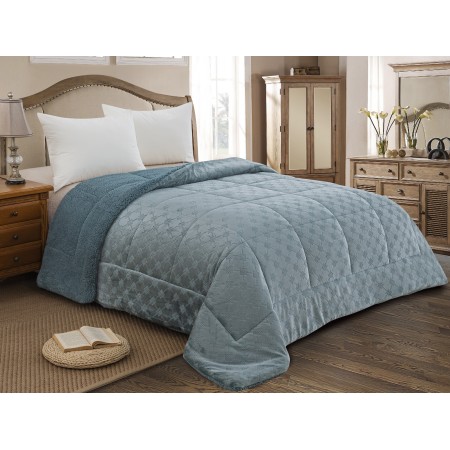 ΚΟΥΒΕΡΤΟΠΑΠΛΩΜΑ ΥΠΕΡΔΙΠΛΟ 220X240  ADAM HOME (825) VERDE
