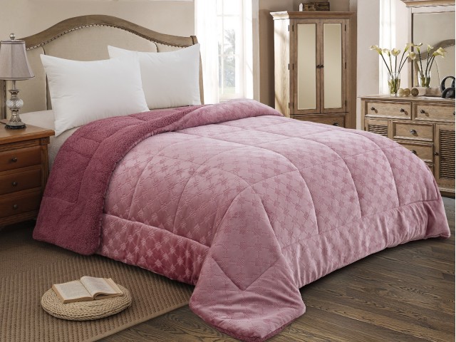 ΚΟΥΒΕΡΤΟΠΑΠΛΩΜΑ ΥΠΕΡΔΙΠΛΟ 220X240  ADAM HOME (825) APPLE