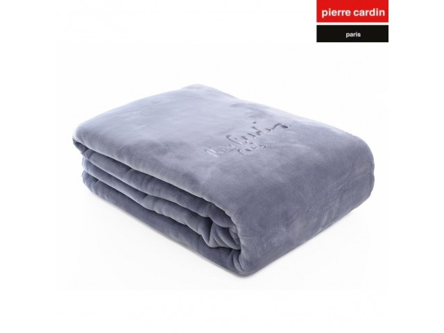 ΚΟΥΒΕΡΤΑ ΜΟΝΗ 160X240 PIERRE CARDIN NANCY 545 GREY(51)