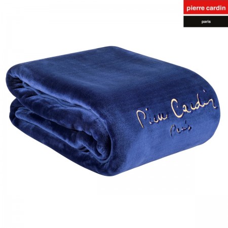 ΚΟΥΒΕΡΤΑ ΜΟΝΗ 160X240 PIERRE CARDIN NANCY 545 NAVY(9)