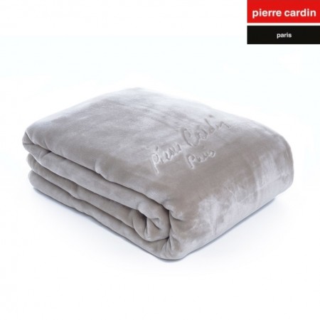 ΚΟΥΒΕΡΤΑ ΜΟΝΗ 160X220 PIERRE CARDIN NANCY STER 545 TAUPE(55)