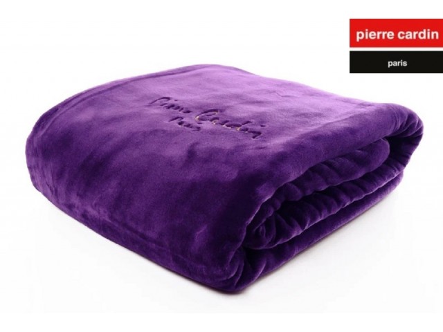 ΚΟΥΒΕΡΤΑ ΜΟΝΗ 160X220 PIERRE CARDIN NANCY STER 545 MAUVE(73)