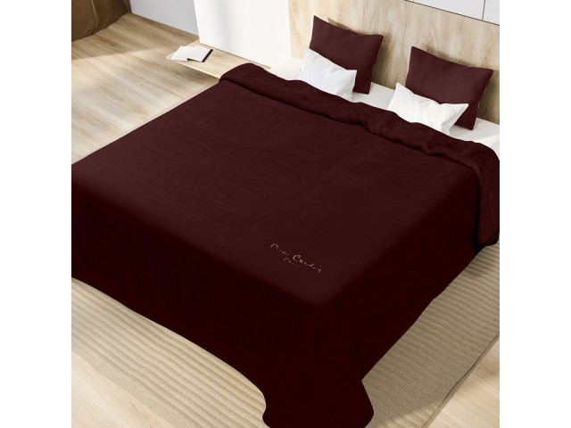 ΚΟΥΒΕΡΤΑ KING SIZE 240X260 PIERRE CARDIN NANCY 545 GRANATE(16)