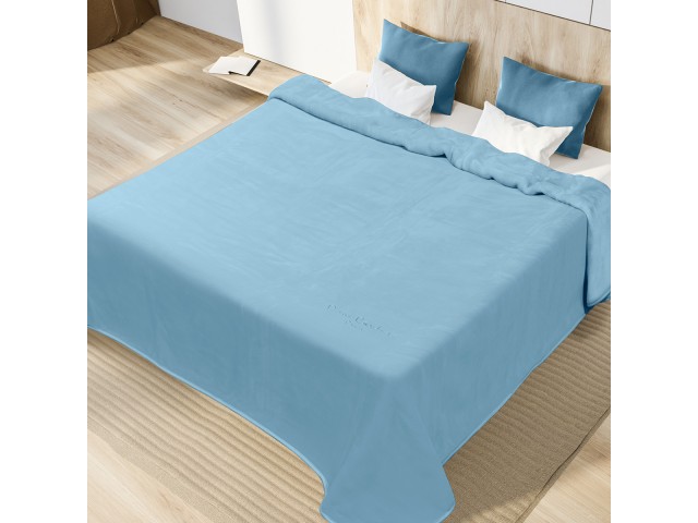 ΚΟΥΒΕΡΤΑ ΜΟΝΗ 160X240 PIERRE CARDIN NANCY 545 LIGHT BLUE(3)