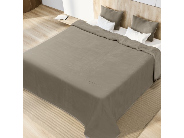 ΚΟΥΒΕΡΤΑ KING SIZE 240X260 PIERRE CARDIN NANCY 545 TAUPE(55)