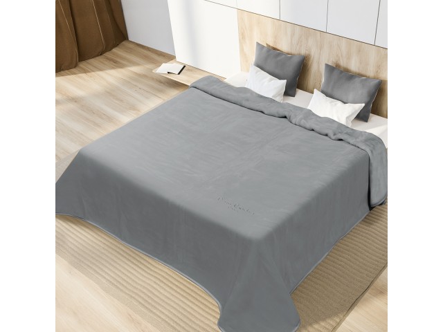 ΚΟΥΒΕΡΤΑ KING SIZE 240X260 PIERRE CARDIN NANCY 545 GREY(51)