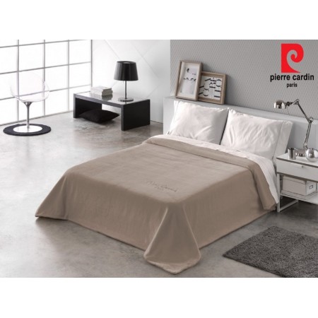 ΚΟΥΒΕΡΤΑ ΥΠΕΡΔΙΠΛΗ 220X240 PIERRE CARDIN NANCY STER 545 TAUPE(55)