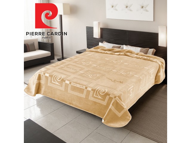 ΚΟΥΒΕΡΤΑ ΥΠΕΡΔΙΠΛΗ 220X240 PIERRE CARDIN NANCY 657  OFF WHITE(15)