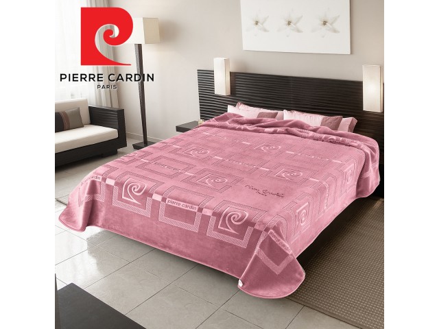 ΚΟΥΒΕΡΤΑ ΥΠΕΡΔΙΠΛΗ 220X240 PIERRE CARDIN NANCY 657  OPAL ROSE(64)