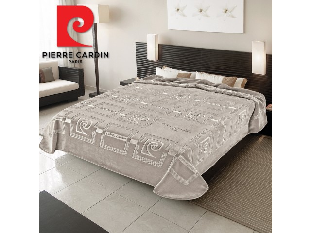 ΚΟΥΒΕΡΤΑ ΥΠΕΡΔΙΠΛΗ 220X240 PIERRE CARDIN NANCY 657 TAUPE(55)