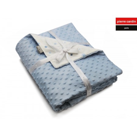 ΚΟΥΒΕΡΤΑ ΑΓΚΑΛΙΑΣ soft plus FLEECE 80X110 PIERRE CARDIN TOPPY BLUE