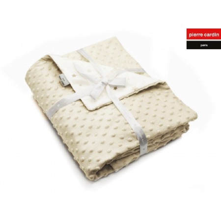 ΚΟΥΒΕΡΤΑ ΑΓΚΑΛΙΑΣ soft plus FLEECE 80X110 PIERRE CARDIN TOPPY BEIGE