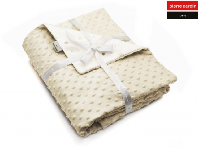 ΚΟΥΒΕΡΤΑ ΑΓΚΑΛΙΑΣ soft plus FLEECE 80X110 PIERRE CARDIN TOPPY BEIGE